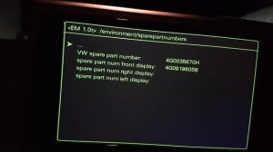 Audi A6 C7 4G (2011-2018) - green menu - overview