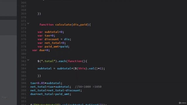 94 | Create Order part 14 Design UI function calculate || PHP  8||#code