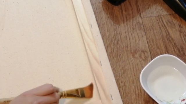Как убрать дефект на холсте. How to remove a defect on a canvas.