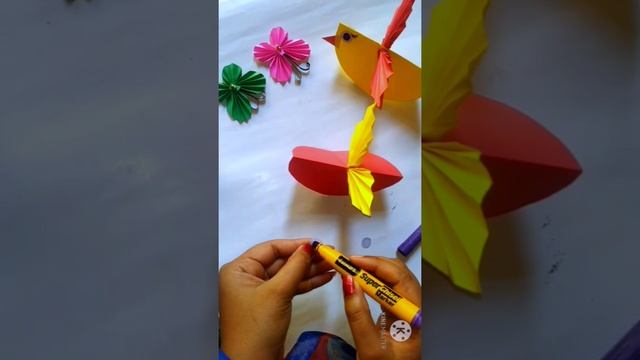 DIY origami bird making #origami #papercrafts