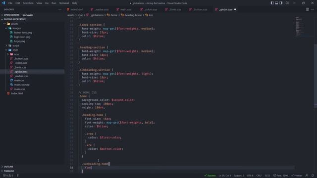 05. Membangun Website Online Course Menggunakan Bootstrap 5 & SASS: Slicing Header Section смотреть онлайн