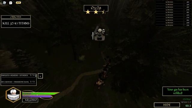 Roblox Attack On Titan: Evolution - Solo Nightmare Run (KobeAlm) смотреть онлайн