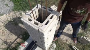 ? Очень ПРОСТО и БЫСТРО. Кирпичные Столбы для Забора Своими Руками