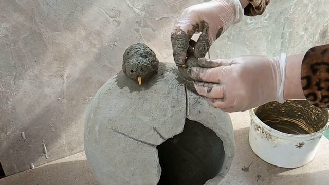 ВАЗОН - ЯЙЦО из ЦЕМЕНТА / Писанка Своими Руками смотреть онлайн