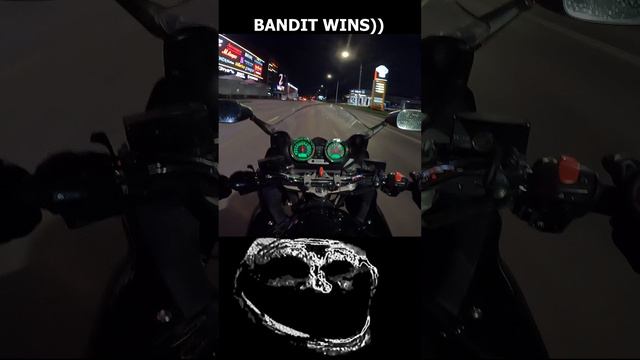 Гонка Suzuki GSXR1000 против BANDIT 1200. Кто победит?