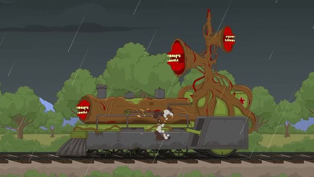 Сиреноголовый Бронепоезд - Мультики про танки смотреть онлайн