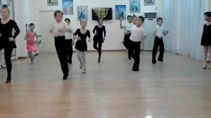 Контрольный урок по бальным танцам , вариация  джайв.