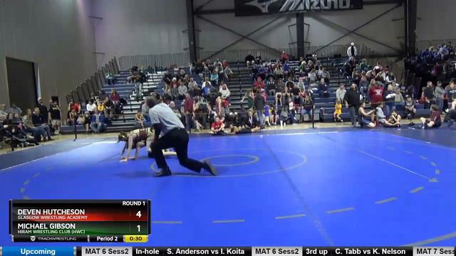 TB 12U 78-84 Deven Hutcheson Glasgow Wrestling Academy Vs Michael Gibson Hiram Wrestling Club (HWC смотреть онлайн