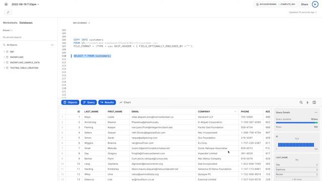 Creating and Managing tables in snowflake | Demo смотреть онлайн