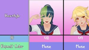 Female Student's Hairstyle for Json | Yandere Simulator