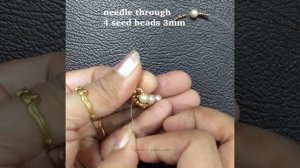 Trendy ...Beaded wavy necklace tutorial /weave pearl jewelry making/wedding & party wear/pinisetty