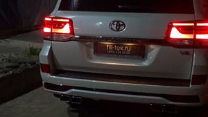 Качественный тюнинг выхлопной системы Toyota Land Cruiser 200