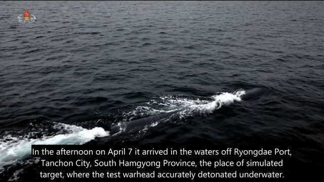 DPR Korea tests Underwater Nuclear Drone смотреть онлайн