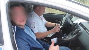 Погоня за пьяным водителем Toyota в Крыму