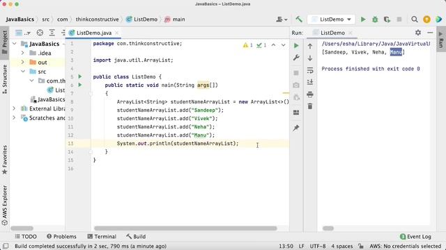 Java Linked List and Array List Tutorial With Demonstration