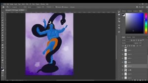 Lord shiva illustration on photoshop    (19)