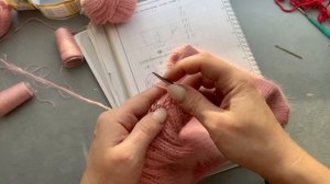 Капор спицами из пуха норки. Зима 2021. Модный капюшон.