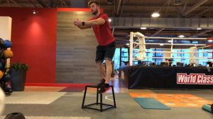 Сшагивания на тумбе