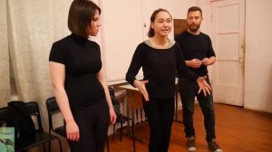 Фрагмент занятия по сценической речи в театральной студии "Источник"
