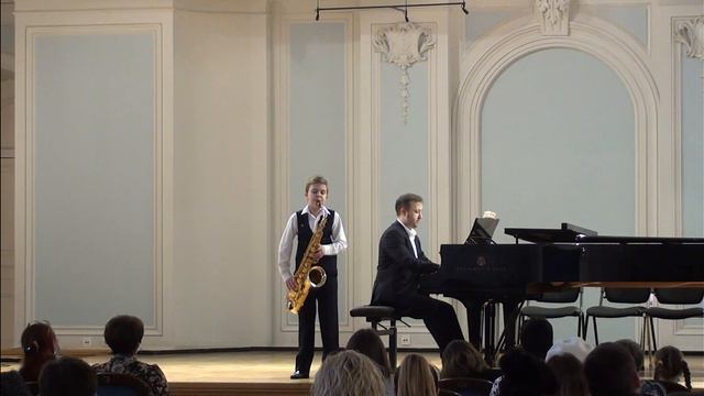 Глазунов А.К. Песнь менестреля, Долгов Александр, 11 лет, саксофон