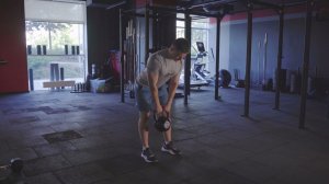 Румынская тяга с гирей/ KB RDL