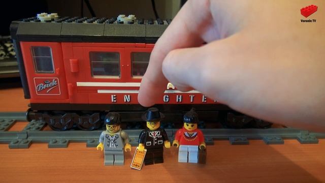 Brick Enlighten 628 "Enlighten Passenger Car". Экспресс-обзор. смотреть онлайн