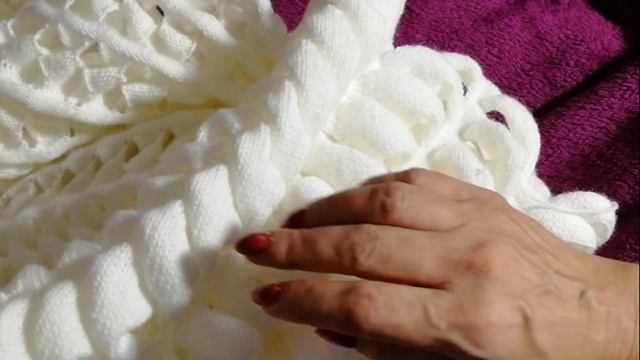 Белый кардиган Лало большого размера