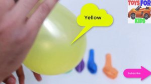 Learn Colors with Balloon ! Baby Educational Finger Family Nursery Rhymes Song ! #Toysforkidsvideos