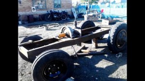 Самодельный мини трактор КПП, мост Газ-53 с двс УД-2/ОКА) homemade tractor. डू-इट-खुद ट्रैक्टर