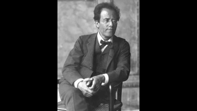 Gustav Mahler (1860-1911) plays the Welte-Mignon piano in 1905 in Leipzig