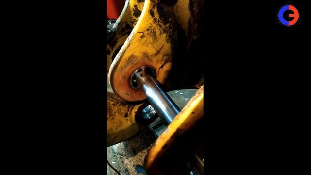 расточка посадочных мест каретки Komatsu