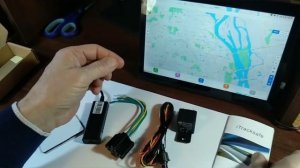 Мини GPS трекер A1X с сервисом мониторинга, отключения двигателя и датчиком вибрации.  (Распаковка)