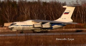Один из трёх существующих  Ил-76МДК RF-75351 для тренировок космонавтов в условия невесомости.