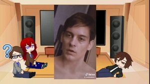 Peter's friends react to Spider-Man
