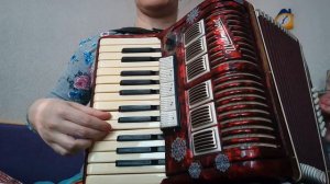 Ах черемуха белая., М.Журавлева. Разбор на аккордеоне