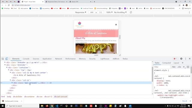 Create A Website using CSS Flexbox 12 Column Responsive Grid System | Part - 4