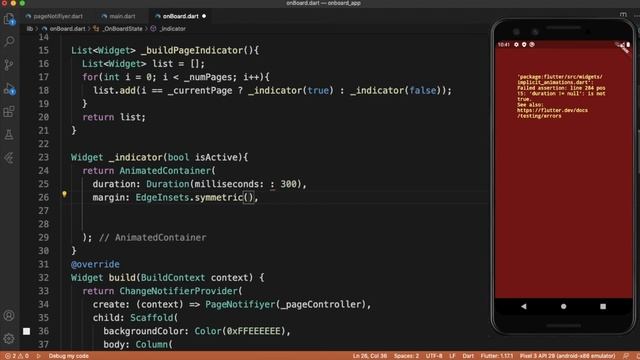 Flutter Onboarding Screens UI with Animation  - Tutorial and Speedcode for Beginners