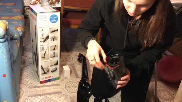 Беспроводной пылесос Bosch BCHF216B|Видео обзор.Как я решила проблему вечного беспорядка #распаковк смотреть онлайн