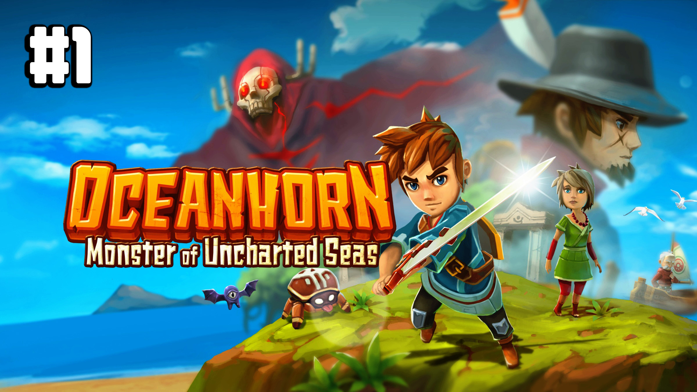 Oceanhorn: Monster of Uncharted Seas прохождение #1 Остров Отшельника