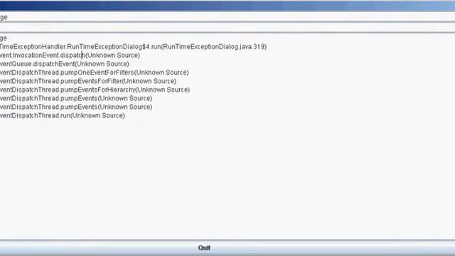 My java runtime Exception catcher window смотреть онлайн