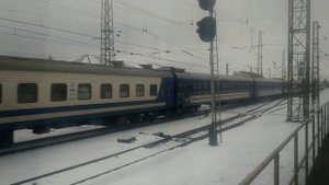 Новые вагоны УЗ в составе поезда 78Д Мариуполь-Харьков