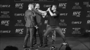 Конор Мак Грегор и Нэйт Диаз перед боем !