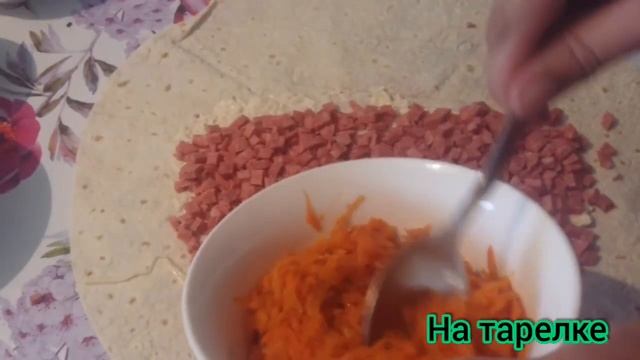 Хрустящая закуска из лаваша. смотреть онлайн