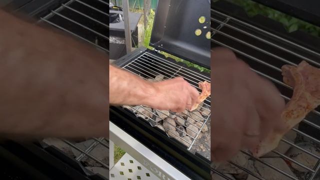 Баранья котлета на косточке, готовлю на гриле