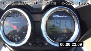 Suzuki GSF 1250 Bandit (2008) Acceleration | 0-190 120-200 | Prod. by Andrea Galvani