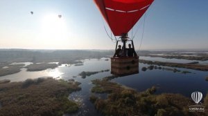 Полет на воздушном шаре в форме сердца