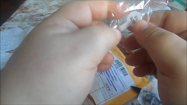 Посылки  из Китая с Алиэкспресс №71№72№73(детское платье,колечко,карандаш для глаз) смотреть онлайн