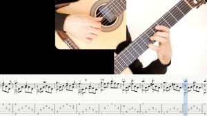 Chi mai (Ennio Morricone), Guitar lesson with sheet and Tab
