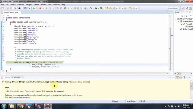 Java 8 Stream Intermediate operations examples | Streams in Java 8