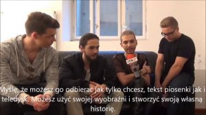 2014.10.02 Video-interview with Tokio Hotel for ESKA.pl 